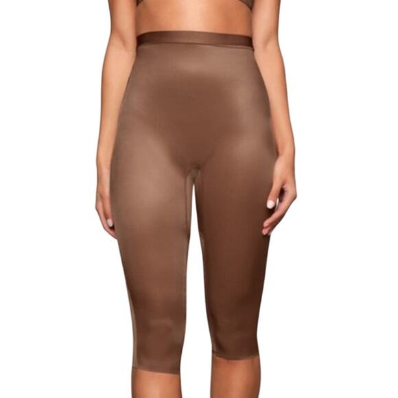Skims Simply Bare Cropped Legging shapewear brown size 3X - Picture 1 of 6